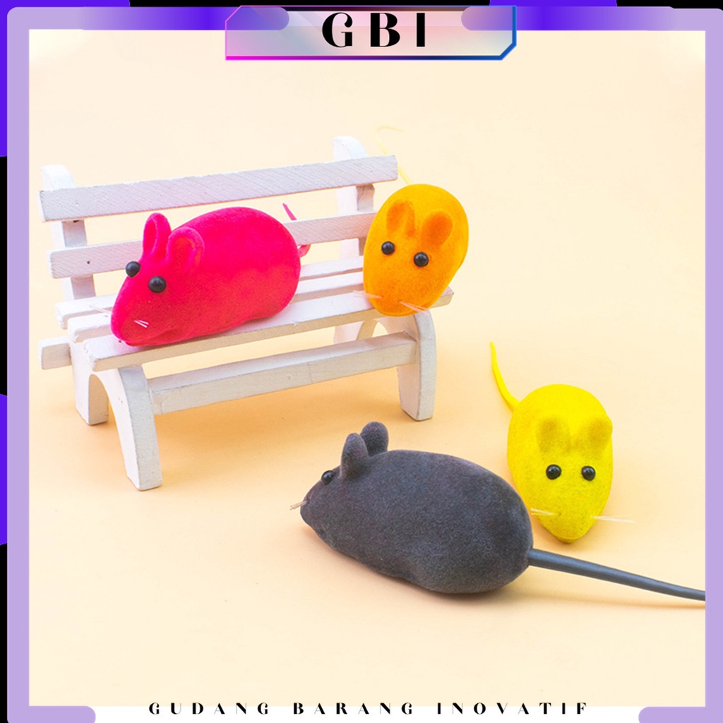 Jual GBI Mainan Tikus Interaktif Mencit Kucing Cat Toys Bentuk Tikus ...