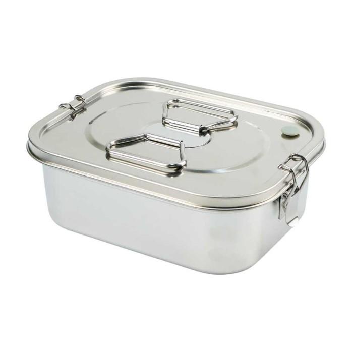 Jual KOTAK MAKAN BENTO LUNCH BOX FULL STAINLESS STEEL NESTING TNI