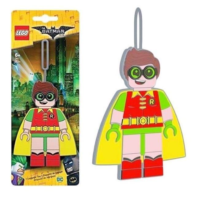 Lego Batman Movie Robin Luggage Backpack Bag Tag New