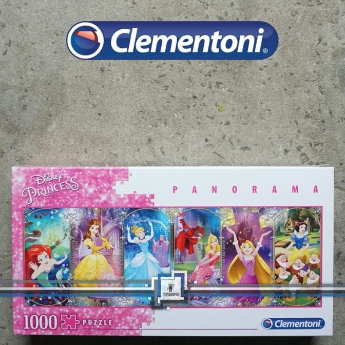 Jual Clementoni Puzzle Disney PRINCESS Panorama 1000 pcs | Shopee Indonesia