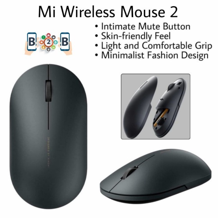 Jual Xiaomi Mi Wireless Mouse 2 Mijia | Shopee Indonesia