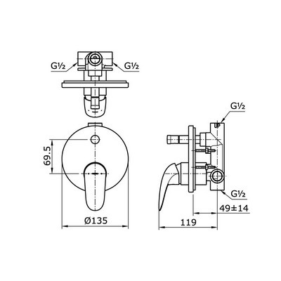 Jual Termurah Kran Mixer Toto Tbs A Kran Shower Mixer Toto Tbs