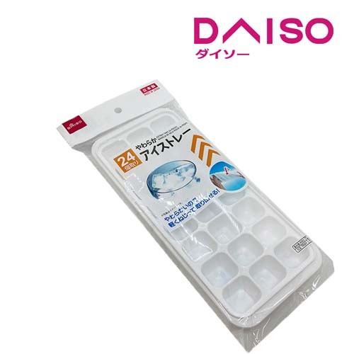 Jual Daiso Soft Plastic Ice Tray 24 Cubes Shopee Indonesia