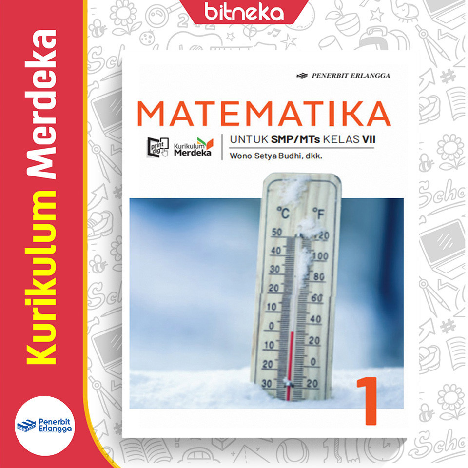 Jual Buku Teks Siswa Matematika Jilid 1 SMP/MTs Kelas 7 - Wono Setya ...