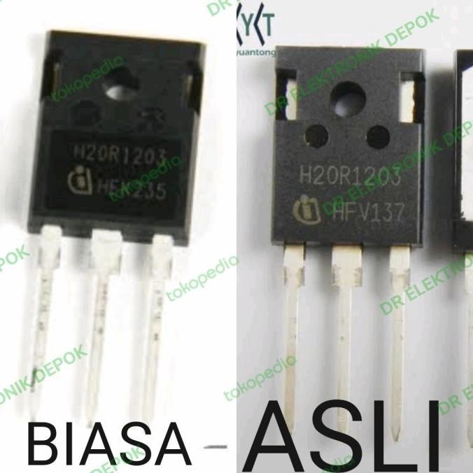 Jual IGBT H20R1203 1200v, 20a Diode Conducting Transistor Induction dre3 Ayo Beli Shopee