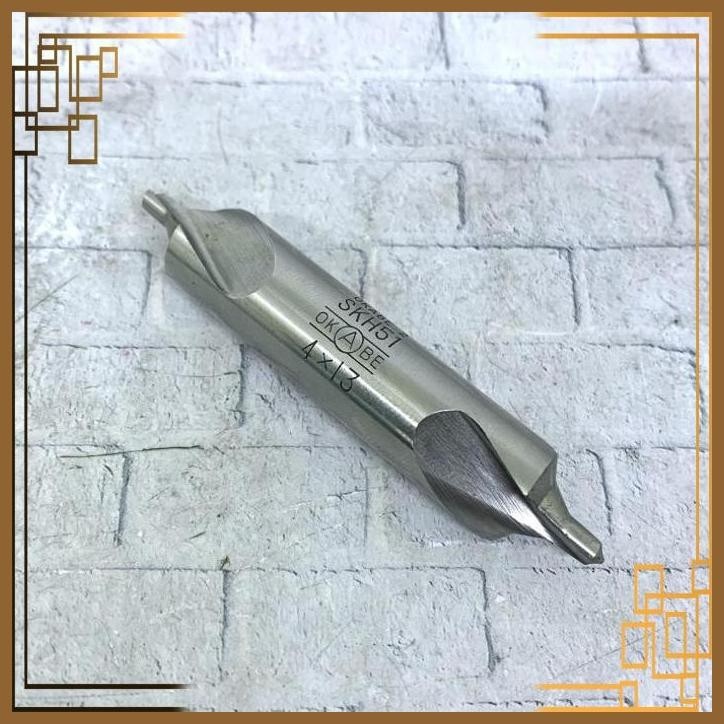 Jual [PCB] CENTER DRILL 4 X 13 OKABE SEKEN BEKAS CENTERDRILL 4 MM SHANK 13 MM Shopee Indonesia