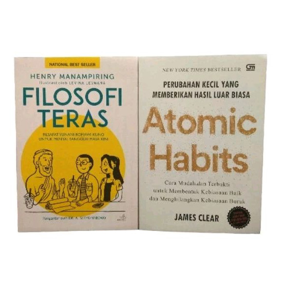 Jual Buku Filosofi Teras Dan Atomic Habits Shopee Indonesia