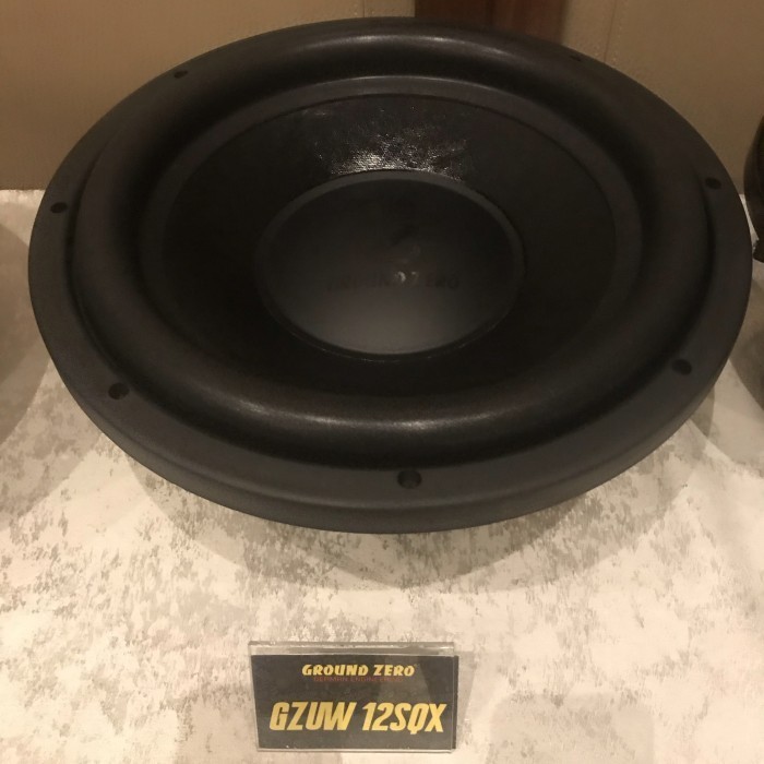 Jual Subwoofer Ground Zero Uranium 12 Inch Gz Uw 12 Sqx Garansi Resmi