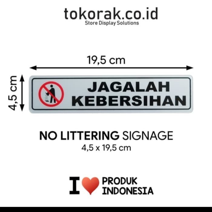 Jual Sticker Ruangan Jagalah Kebersihan Siml Jagalah Kebersihan Shopee Indonesia