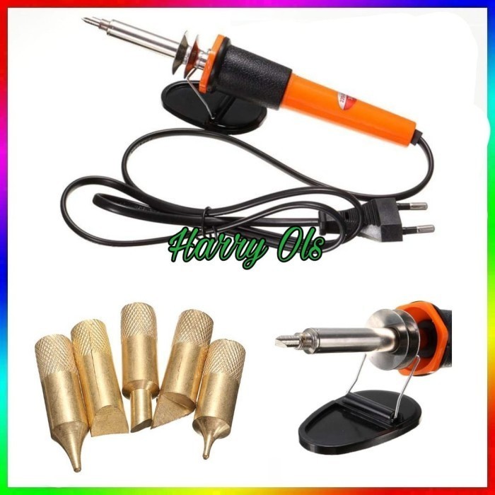 Jual Lister Alat Solder Listrik Untuk Lukis Soldering Iron Alat Ukir Kayu W Shopee