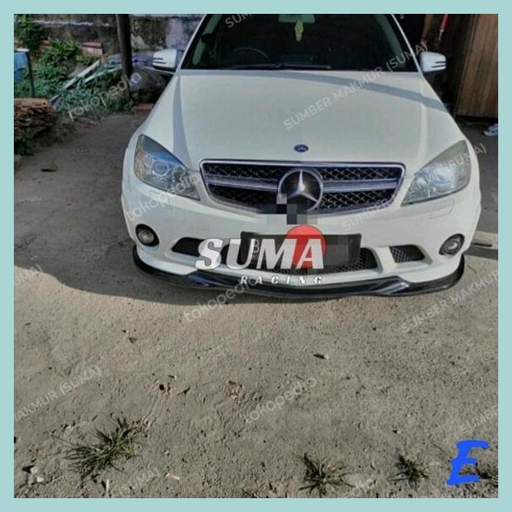 Jual | SM | FRONT LIPS DEPAN MERCEDES BENZ W204 FREE FACELIFT CARBON ...