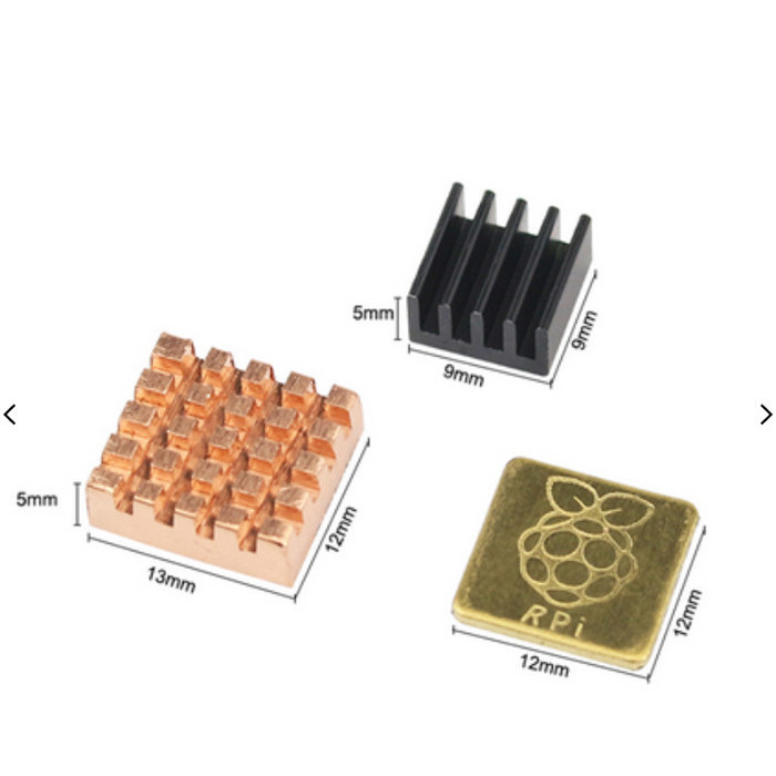 Jual Raspberry Pi 3 Heatsink 2 Copper + 1 Alumunium | Shopee Indonesia