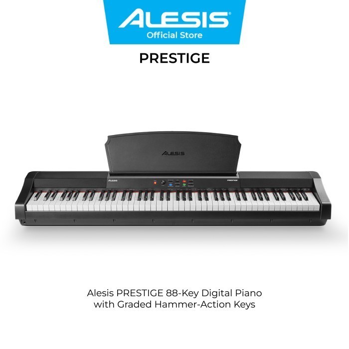 Jual ALESIS PRESTIGE 88 KEY DIGITAL PIANO WITH GRADED HAMMER ACTION