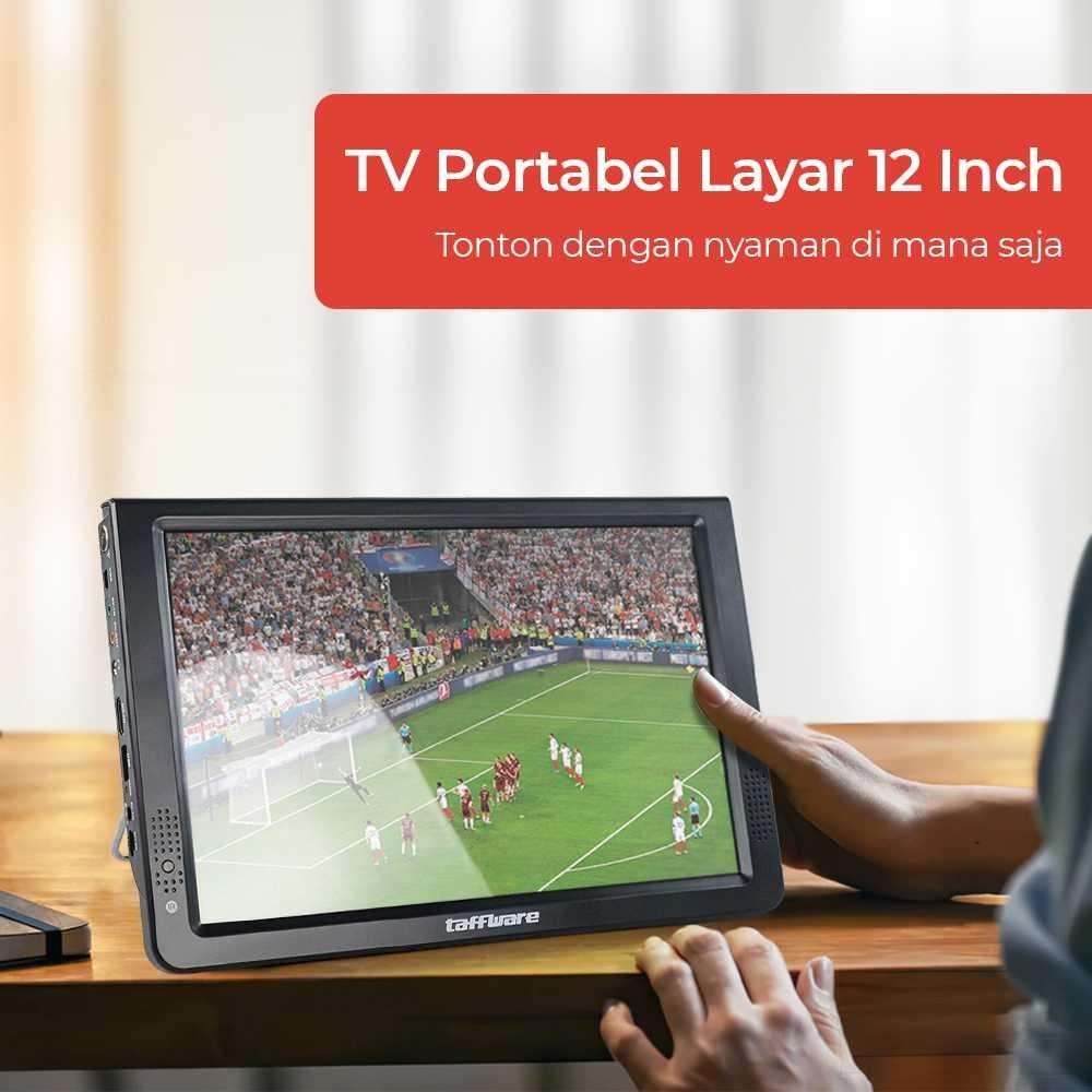 Jual Portable Monitor TV LED Color 12 Inch DVB-T2 + Analog | Shopee ...