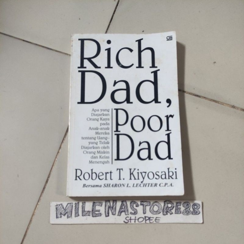 Jual Ayah Kaya Ayah Miskin Rich Dad Poor Dad Robert Kiyosaki Preloved