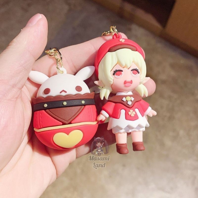 Jual Gantungan Kunci Dodoco Bomb Klee / Keychain Genshin Impact Kartun ...