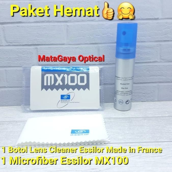 Jual Update Lens Cleaner Essilor Made In France + Microfiber Essilor