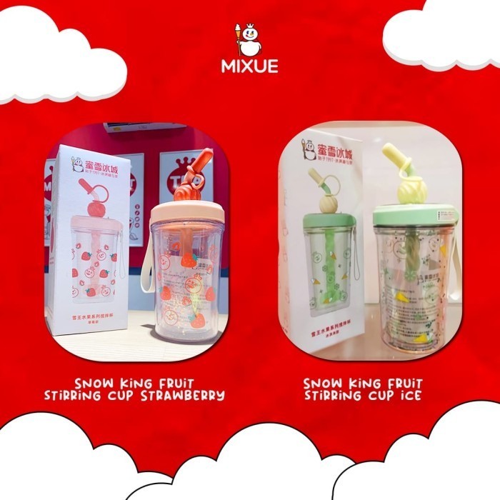 Jual Tumbler Botol Minum Mixue Snow King Lemon 720Ml Kuning Asli ...