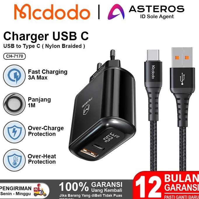 Jual Mcdodo Adaptor Digital Display Dual Output Usb + Type C 20W Ch ...
