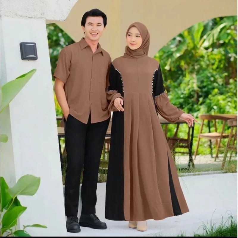 Jual (NEW) Baju Gamis Dress Koko Kurta Couple Busui Koko Pasangan ...