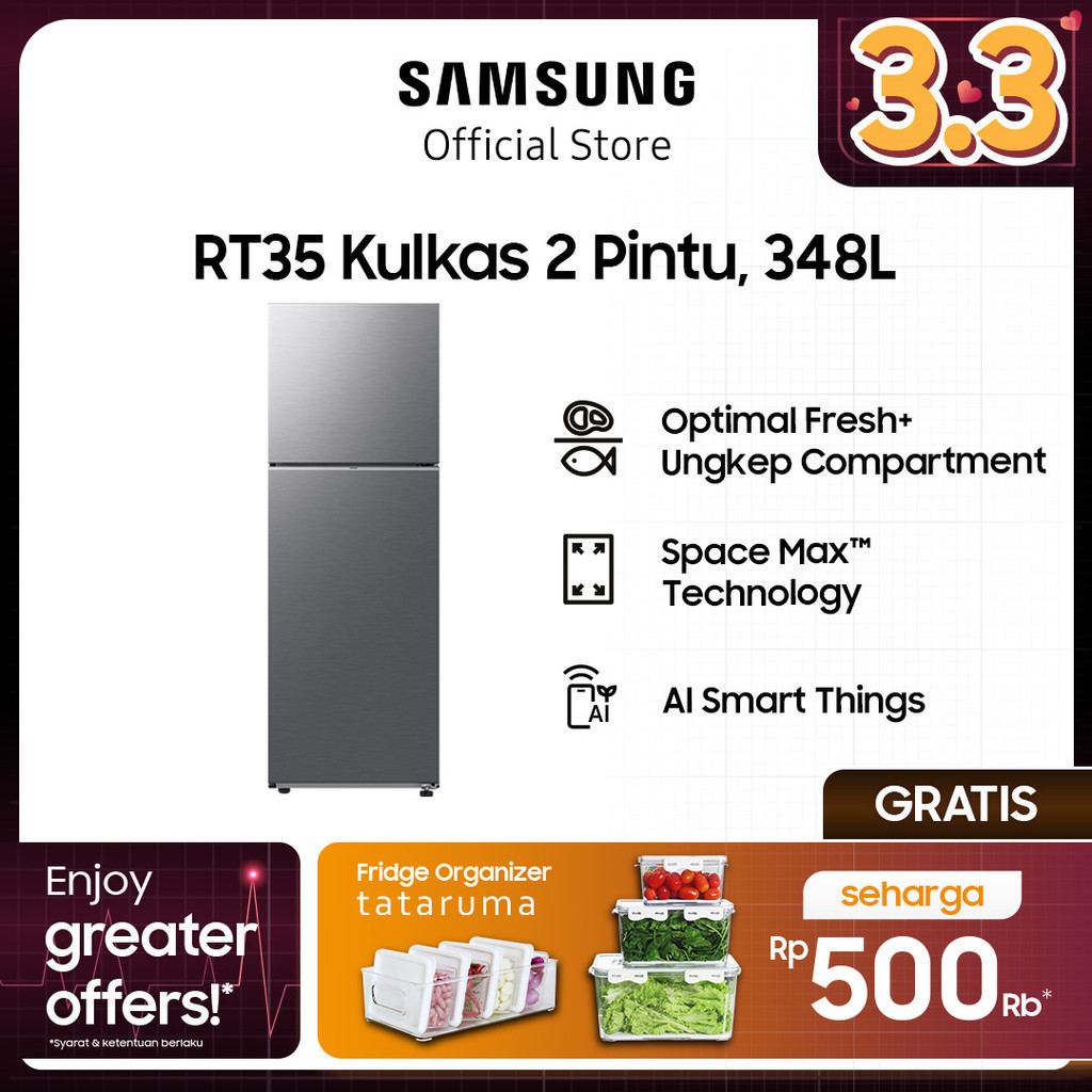 Jual Samsung Kulkas 2 Pintu Dengan Ungkep Compartment, Spacemax Dan ...