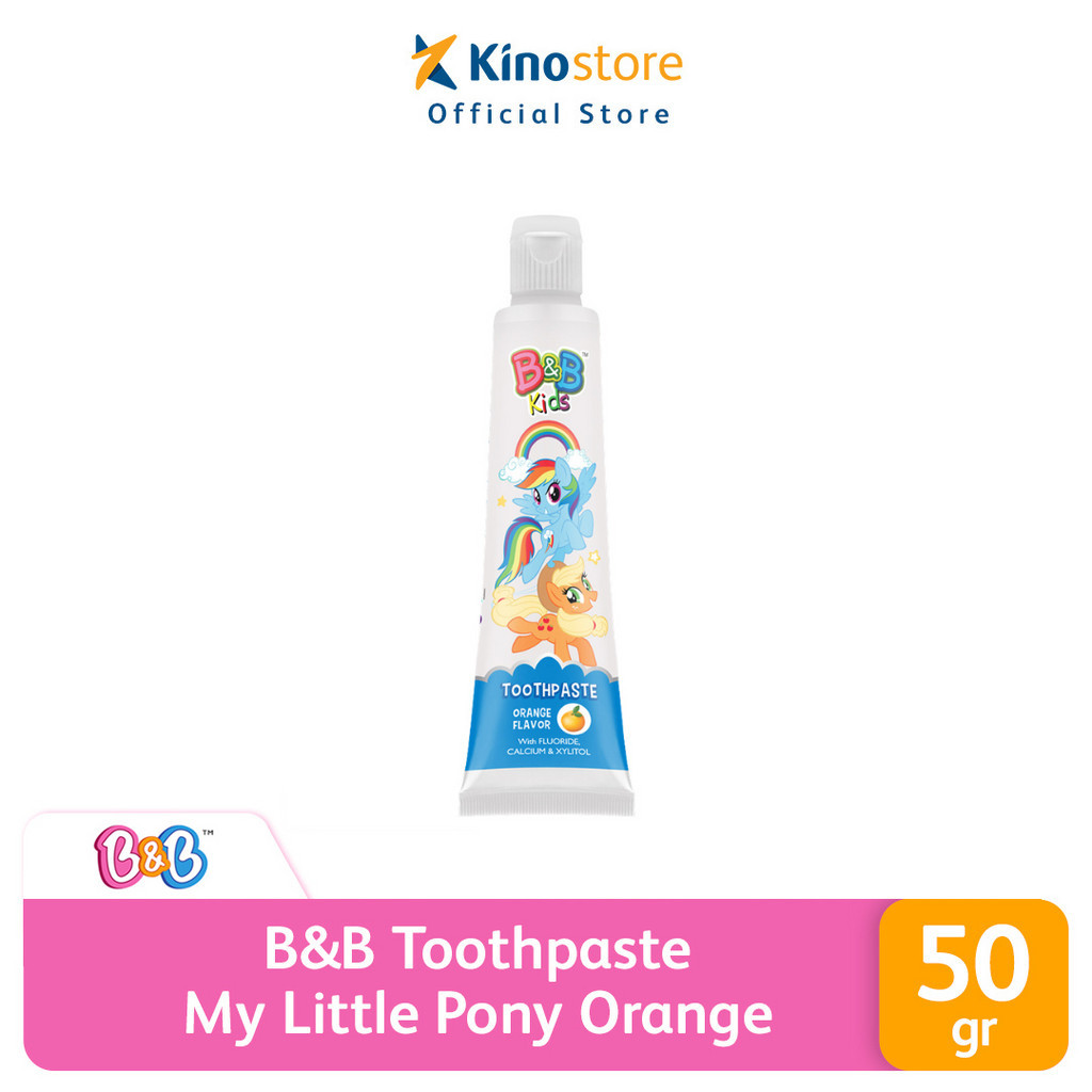 Jual B&B Kids Toothpaste Little Pony Orange Tube 50 gr | Shopee Indonesia