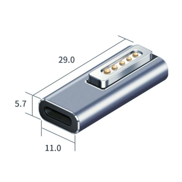Jual Connector Magsafe 1 2 Charger MacBook Air Pro Type C Adaptor ...