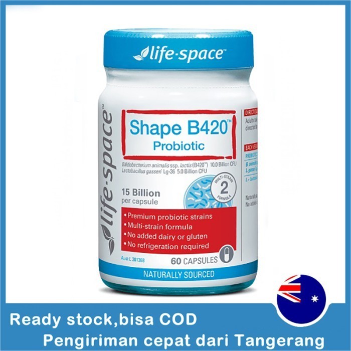 Jual Life Space Shape B420 Probiotic Multivitamin 60 Capsules Lifespace ...