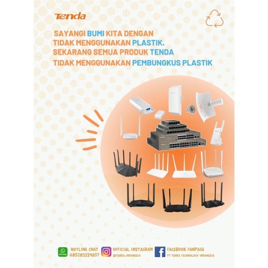 Jual Tenda O3 5Km Outdoor Point To Point Cpe - Tenda 03 Wireless Router ...