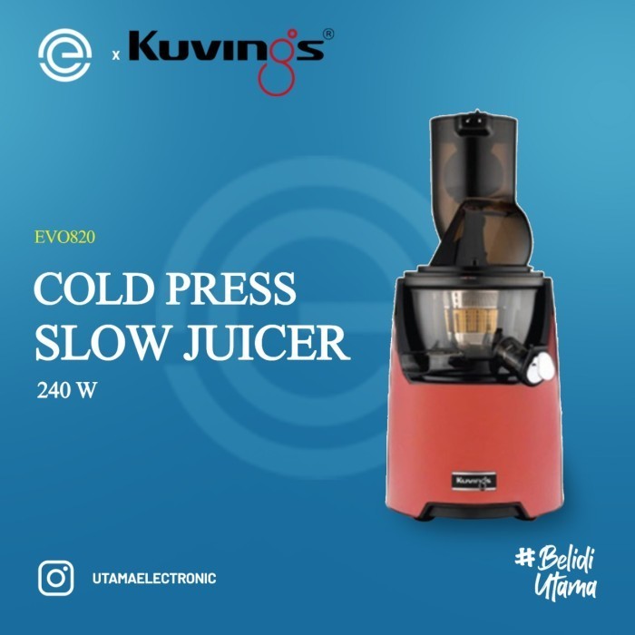 Jual Kuvings Evolution Cold Press Slow Juicer - Evo820 | Shopee Indonesia