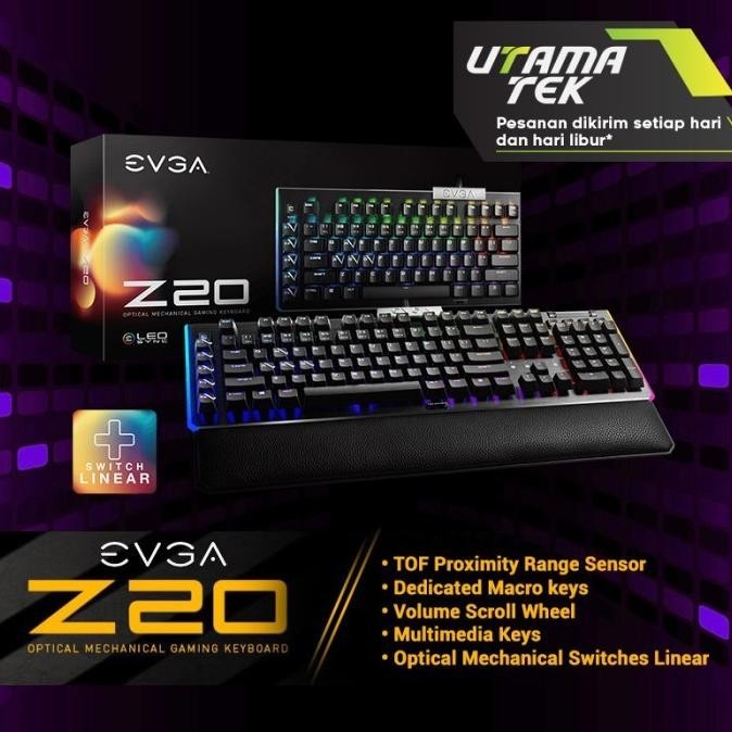 Jual EVGA Mechanical Gaming Keyboard Z20 Swappable Key Switch | Shopee ...