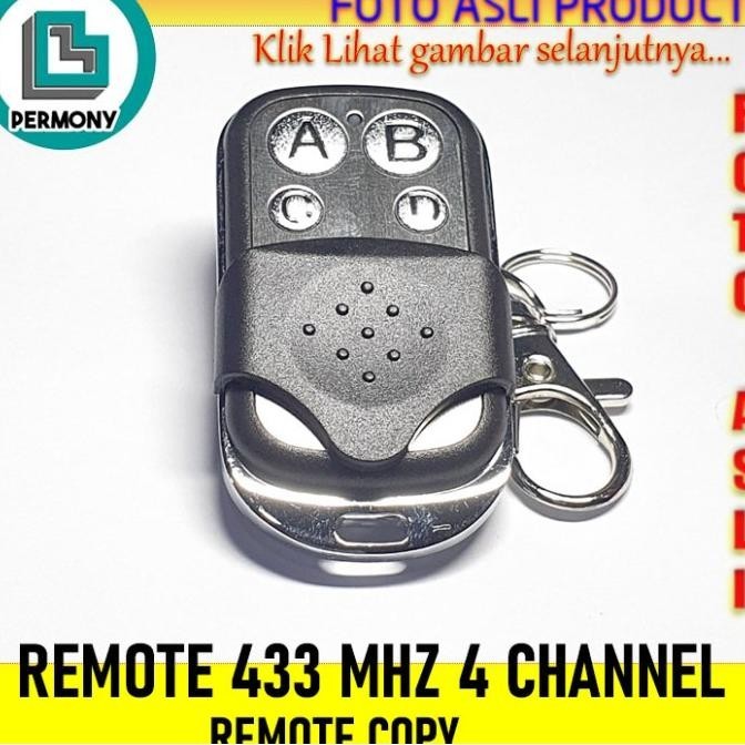 Jual Remote 433 Mhz 4 Channel Transmitter 433Mhz 4Ch Pintu Garasi ...