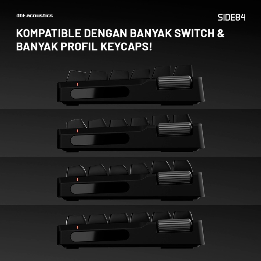 Jual Keyboard dbE SIDE84 Wired 75% Mechanical Gaming With Side Scroll ...