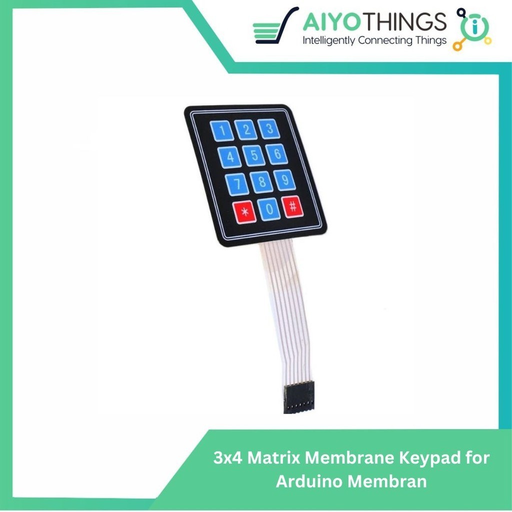 Jual 3x4 Matrix Membrane Keypad for Arduino Membran Module Array ...