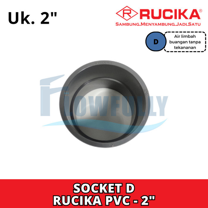 Jual SOCKET D 2 inch RUCIKA SOK DV POLOS LURUS 2