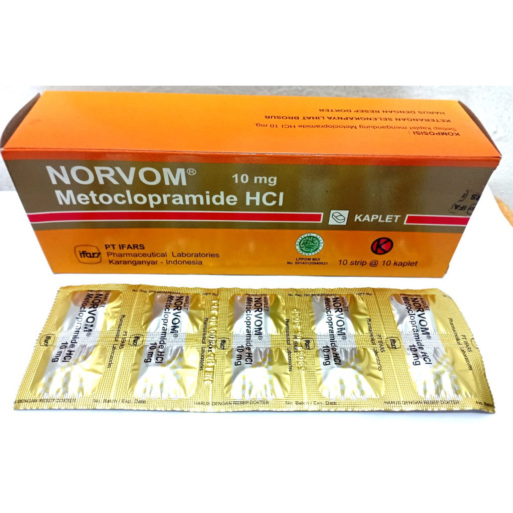 Jual NORVOM 10MG 1 STRIP 10 CAPLET | Shopee Indonesia