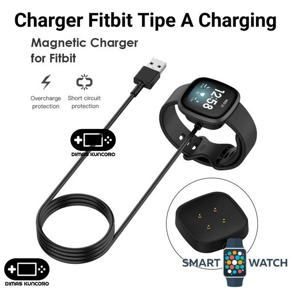 Versa 2 Charger Fitbit Replacement Compatible With Fitbit Versa 4/Versa 3 Charger Stand Replacement Charging Cable 3.3ft Charging Dock For Fitbit Versa 3 4 And Sense 1 2 Charger Fit Bit