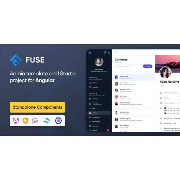 Jual [DASHBOARD] Fuse - Angular 17+ Admin Template | Shopee Indonesia