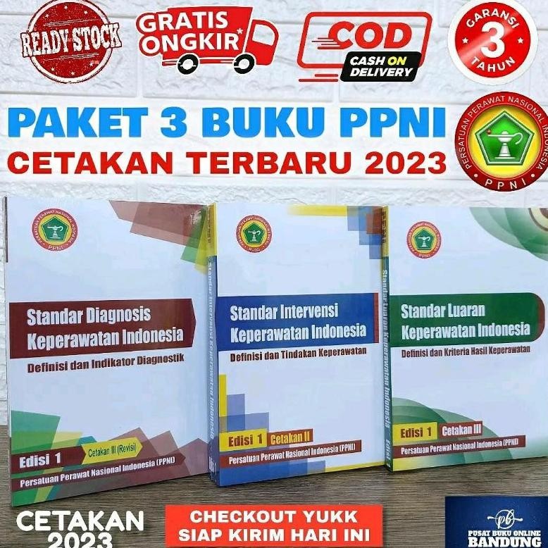 Jual PAKET BUKU PPNI SDKI SIKI SLKI SPO KEPERAWATAN PEDOMAN STANDAR ...