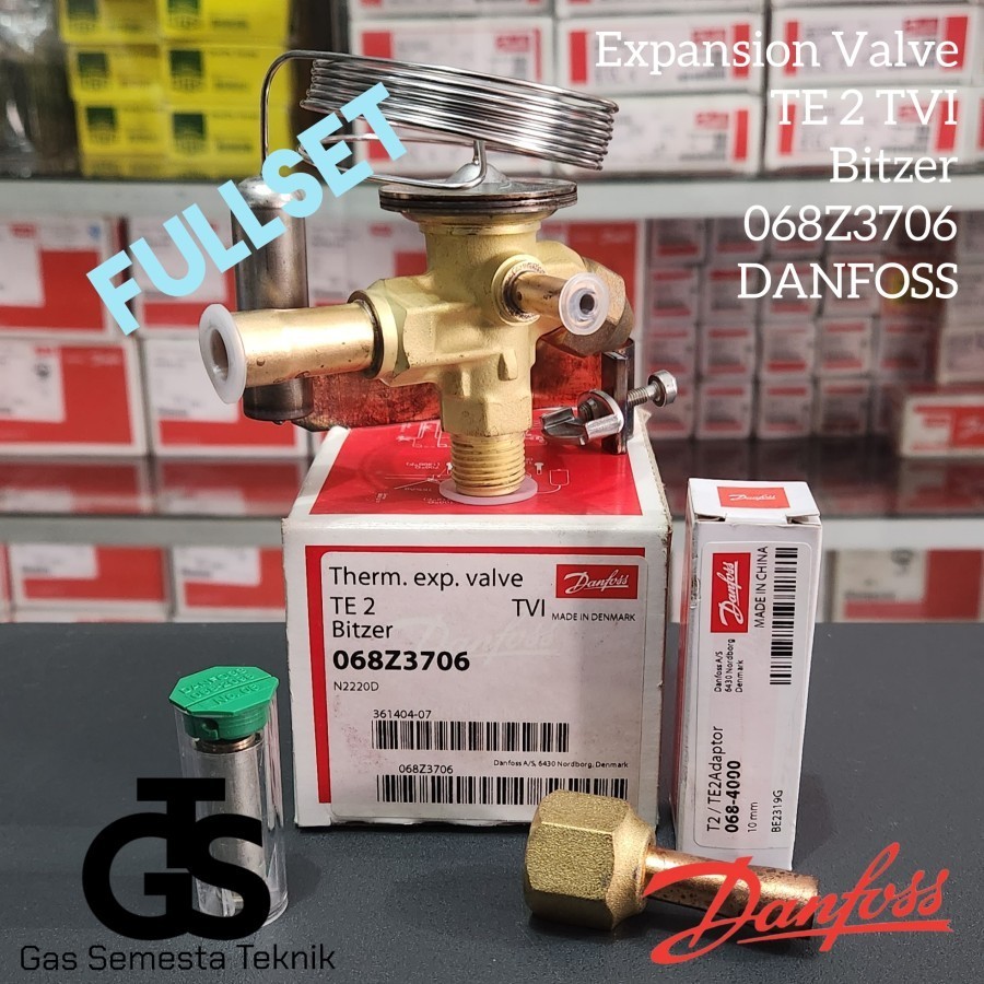 Jual EXPANSION VALVE TE 2 TVI (068Z3706) DANFOSS | EXPANSI TE2 TVI ...