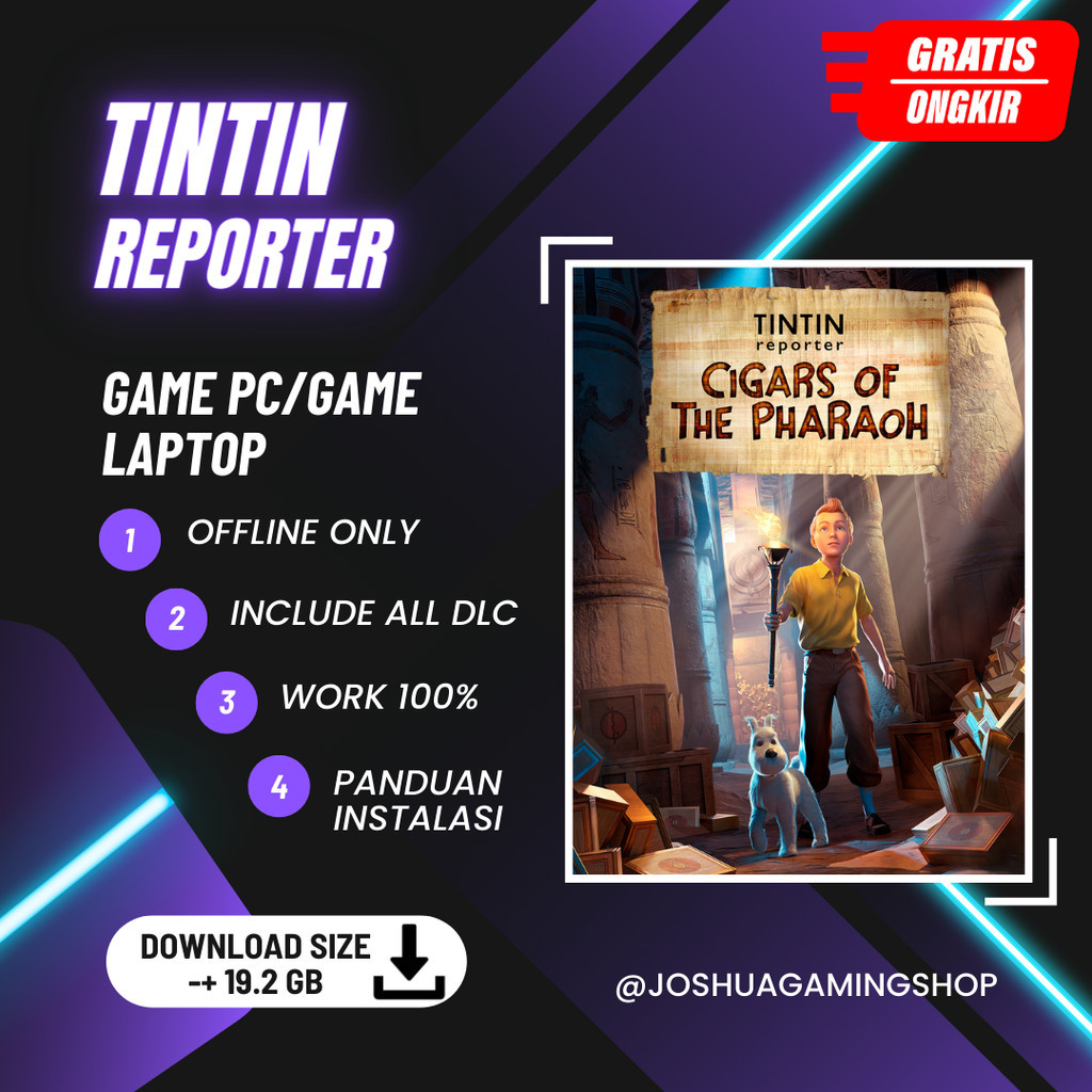 Jual Tintin Reporter - Cigars of the Pharaoh - PC Game | Shopee Indonesia