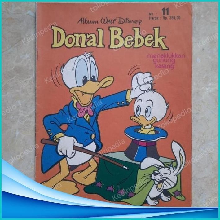 Jual (KDR) KOMIK LEBAR ALBUM WALT DISNEY DONAL BEBEK NOMOR 11 KOLPRI ...