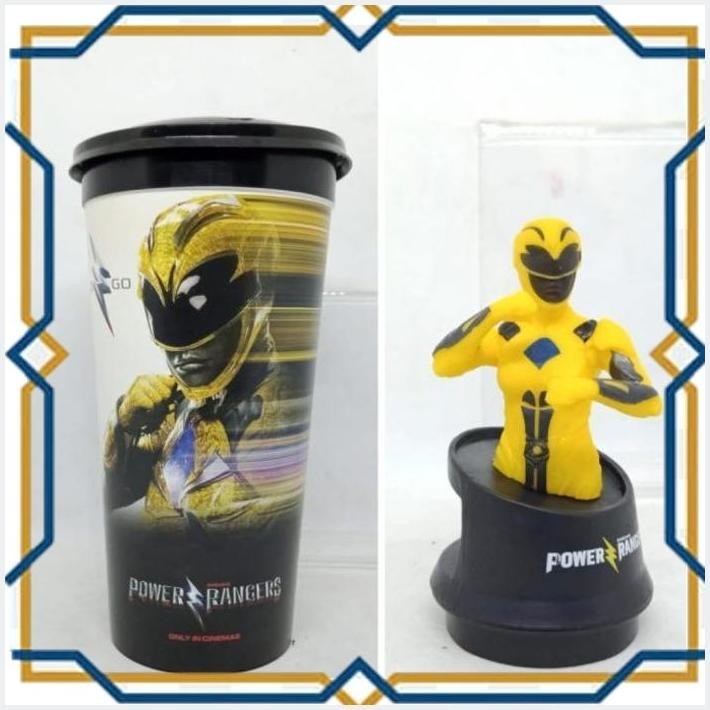 Jual [THY] ORIGINAL TUMBLER YELLOW POWER RANGERS BOTOL MINUM CINEMA XXI ...