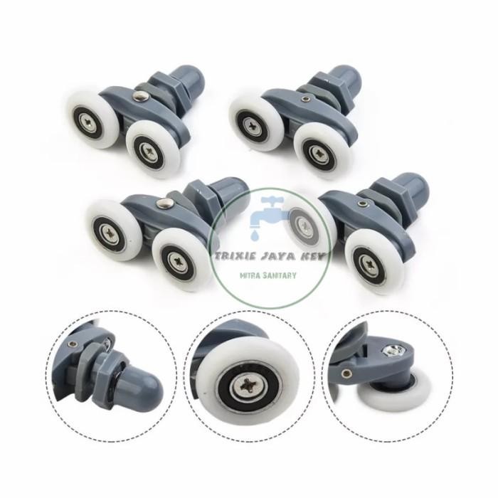 Jual Roda Shower Box Kamar Mandi/Roda Sliding Kaca Kamar Mandi/Roll ...