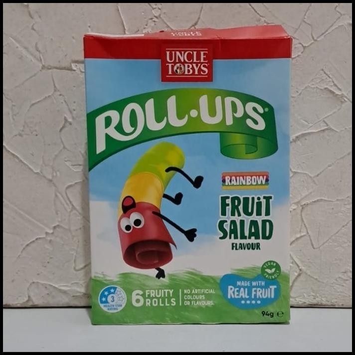 Jual Uncle Tobys Roll Ups Fruit Salad Flavour Shopee Indonesia