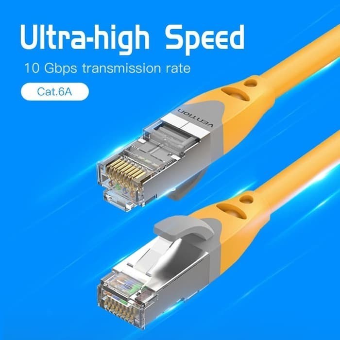 Cat5e Patchkabel 0,5m Cat5e Netzwerkkabel 0,5m Gelb - RJ45 Patchkabel Mit PoE Unterstützung Knickschutz Netzwerkkabel