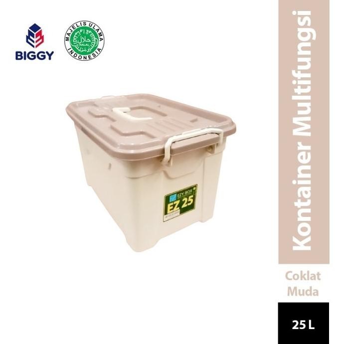 Jual Box Container Gagang Cb 25 Liter Ezy Putih Shinpo Handy Kontainer ...