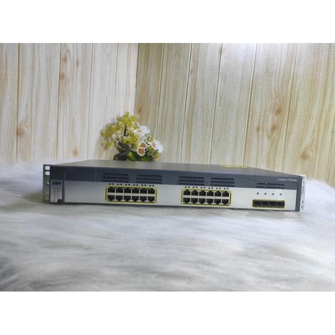 Jual Cisco Catalyst 3750G-24TS-S switch 24 ports gigabit managed ...