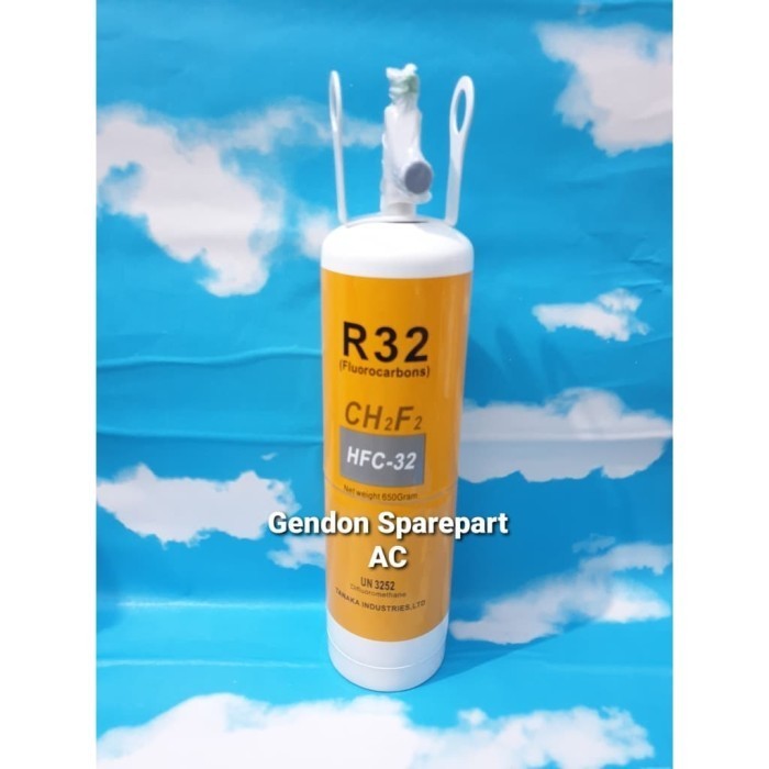 Jual New Hfc 32 Freon Kaleng 650 Gram R32 Tabung Kaleng Termurah ...