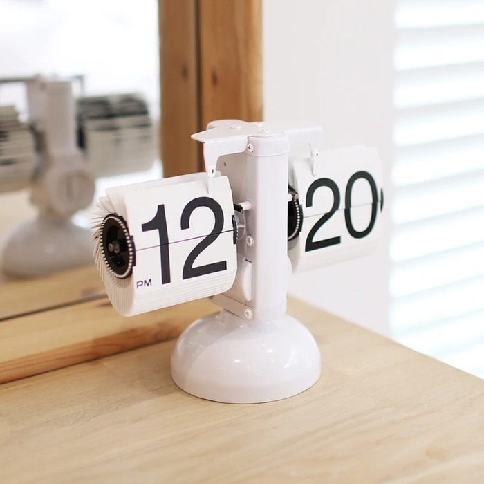 Jual Easee Vintage Retro Table Flip Clock Desk, Home, Office ...